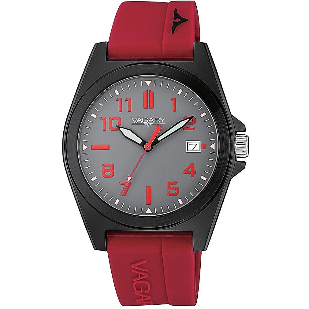VAGARY レッド クロノグラフ 腕時計 Watch Vagary Child ib8-941-60 | eBay